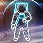 Astronaut Neon Sign Astronaut in Space Neon Sign